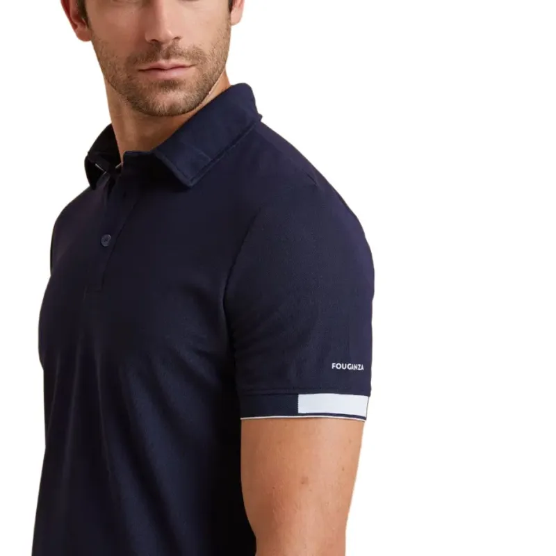 DECATHLON Polo Shirt Men's Blue Black-2