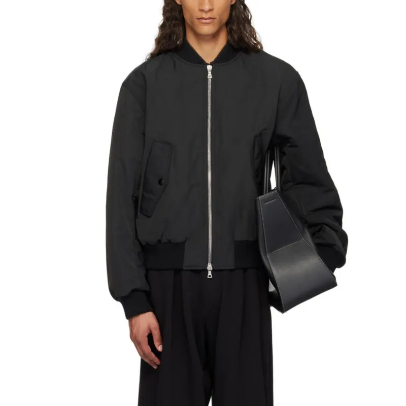 DRIES VAN NOTEN Zip Up Bomber Jacket-3