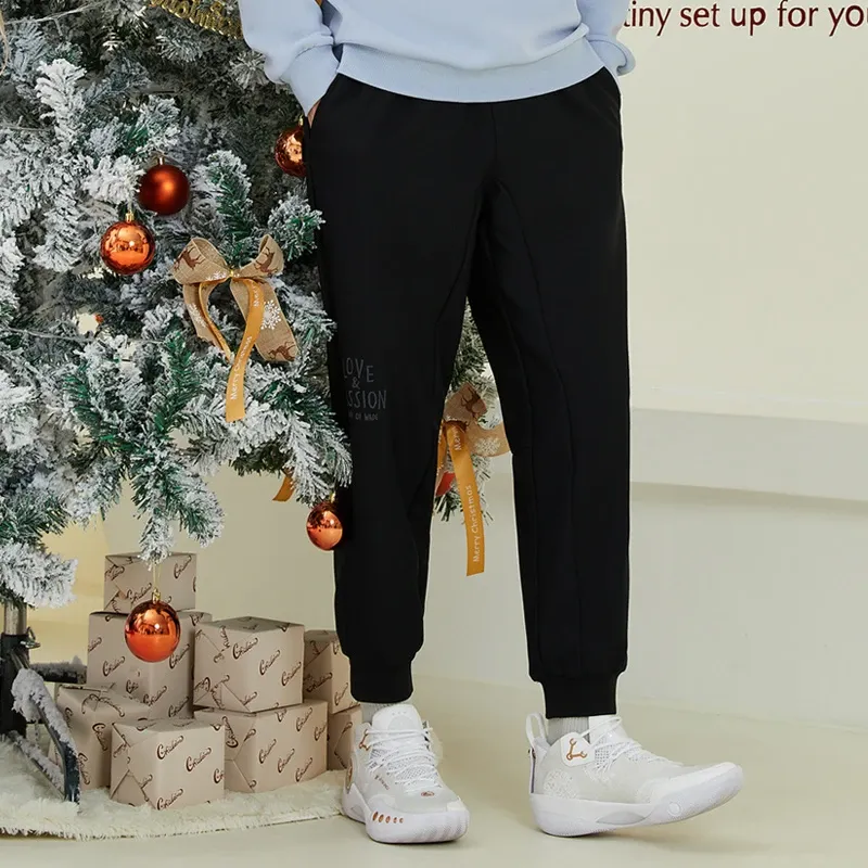 LiNing x DFT Wade Collection Sports Pants Men's Black-3