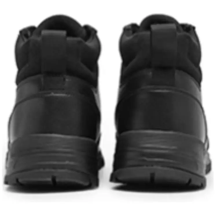 Shu Family Cushioned Slip-Resistant High-Top Casual Shoes Men's Black-2