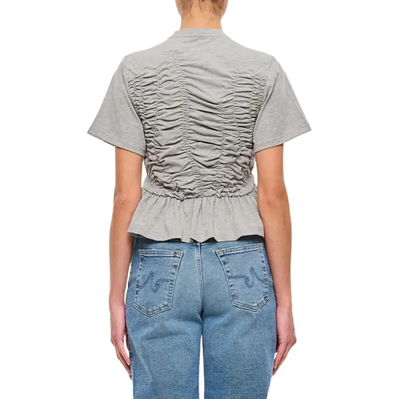 CECILIE BAHNSEN Ruched T shirt-1
