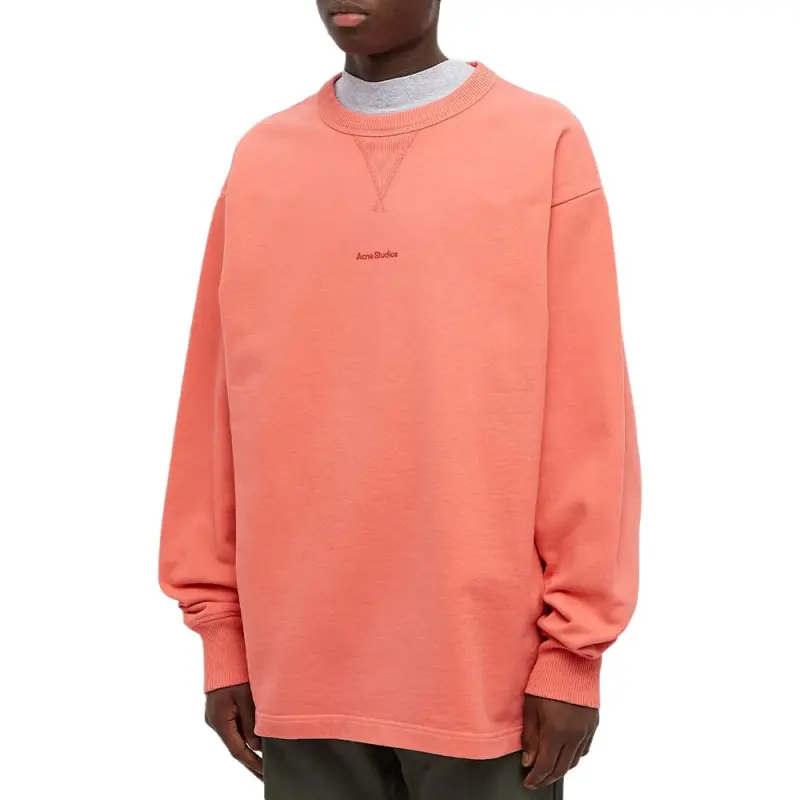 Acne Studios Sweatshirts Men Pink Orange-3