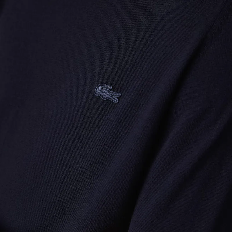 LACOSTE Logo Embroidered Turtleneck Jumper-4
