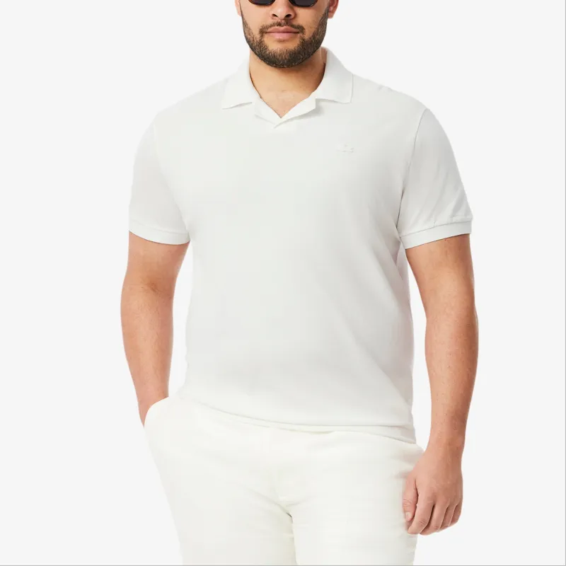 LACOSTE Open Neck Paris Polo Shirt-2