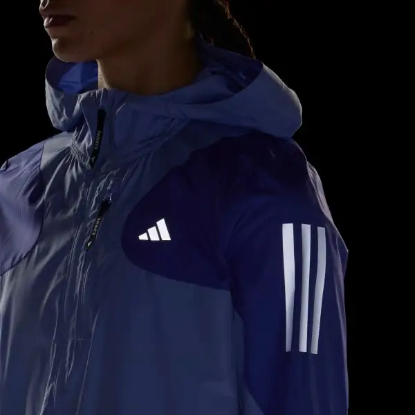 Adidas Free Shipping With AdiClub Own The Run Base WIND.RDY Jacket-5