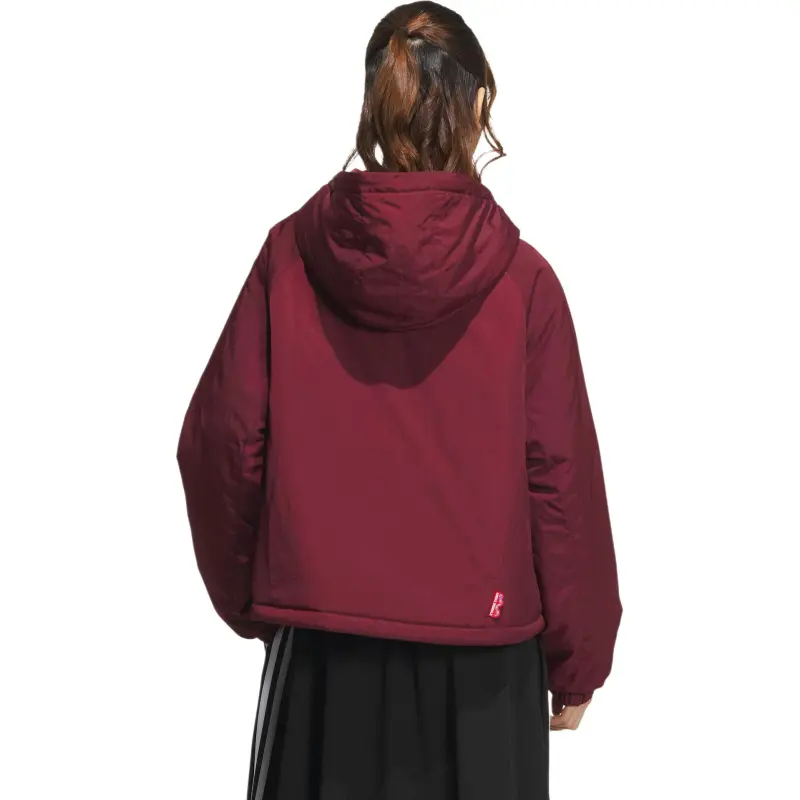 Adidas Originals AW24 Puffer Jacket Women's Dark Red-2