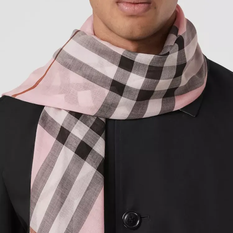 Burberry Check Pattern Scarf-5