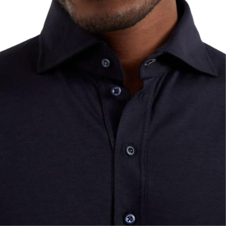 Brunello Cucinelli Long Sleeved Straight Hem Polo Shirt-6