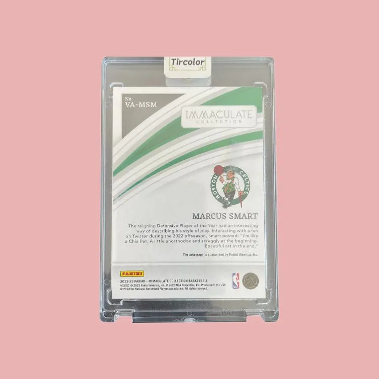 PANINI 2022 23 Immaculate Celtics Marcus Smart 23/25 Signature Card Player Card Access Pass Sports Cards 1 Pc-2