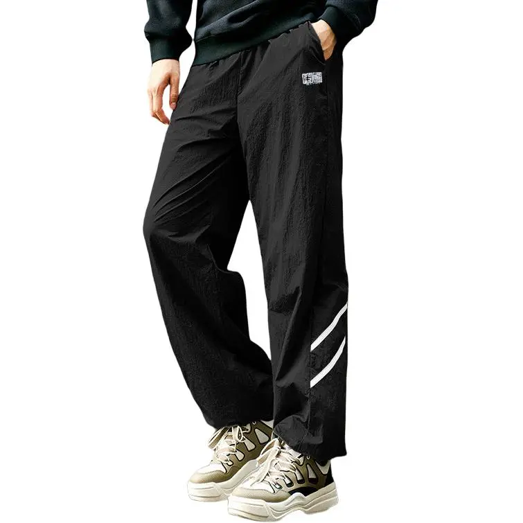 Anta Life Collection Knitted Sports Pants Men's Basic Black-2