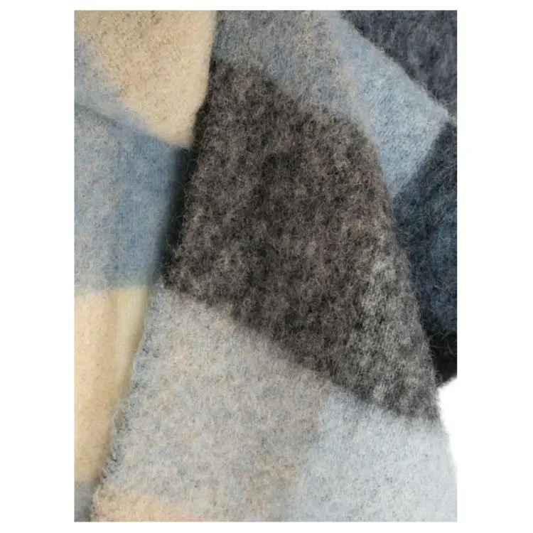 Acne Studios Checked Mohair blend Scarf-4