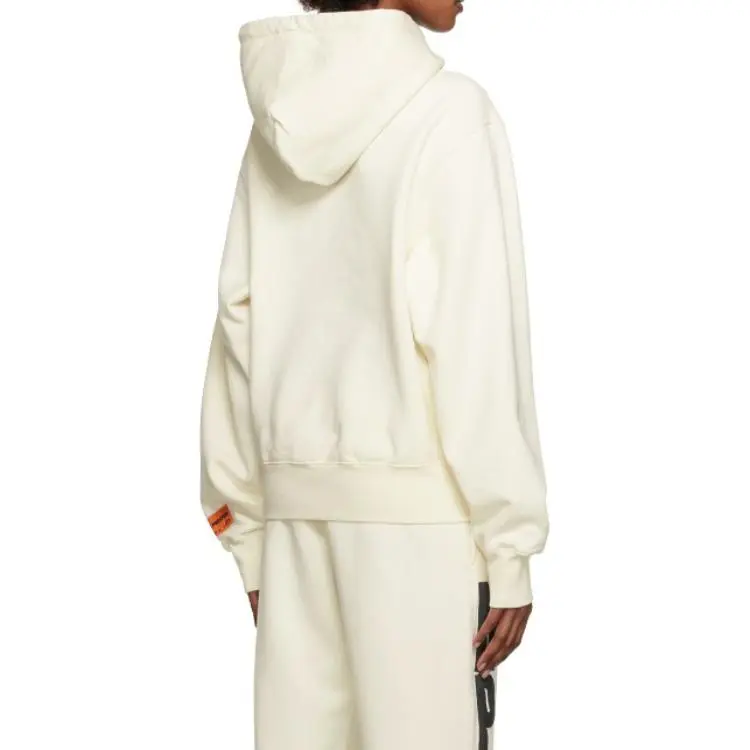 HERON PRESTON Logo print Cotton Hoodie-4