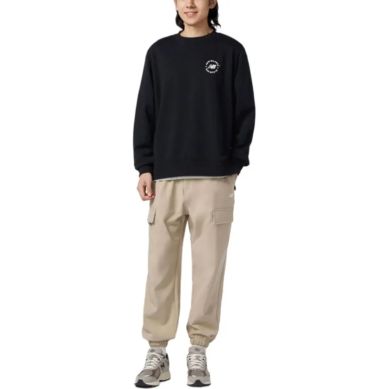 New Balance Leisure Life Sweatshirt Men's Black-3