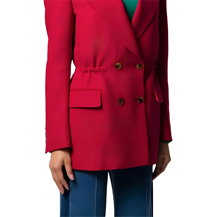 GUCCI FW21 Business Suit Coat Women's Red-4