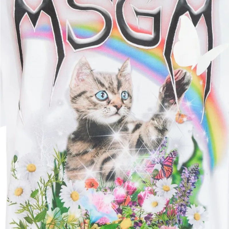 MSGM T Shirts Women's White-2