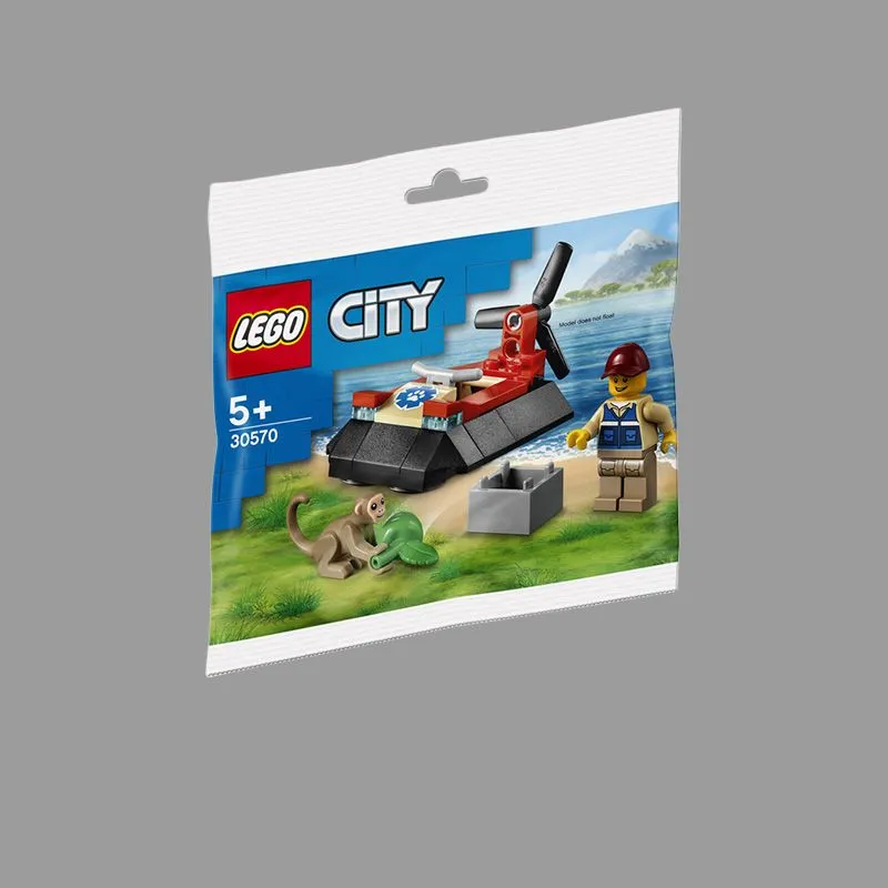 LEGO Wild Animal Rescue Air Cushion Boat Building Blocks 0 300pcs 30570-3
