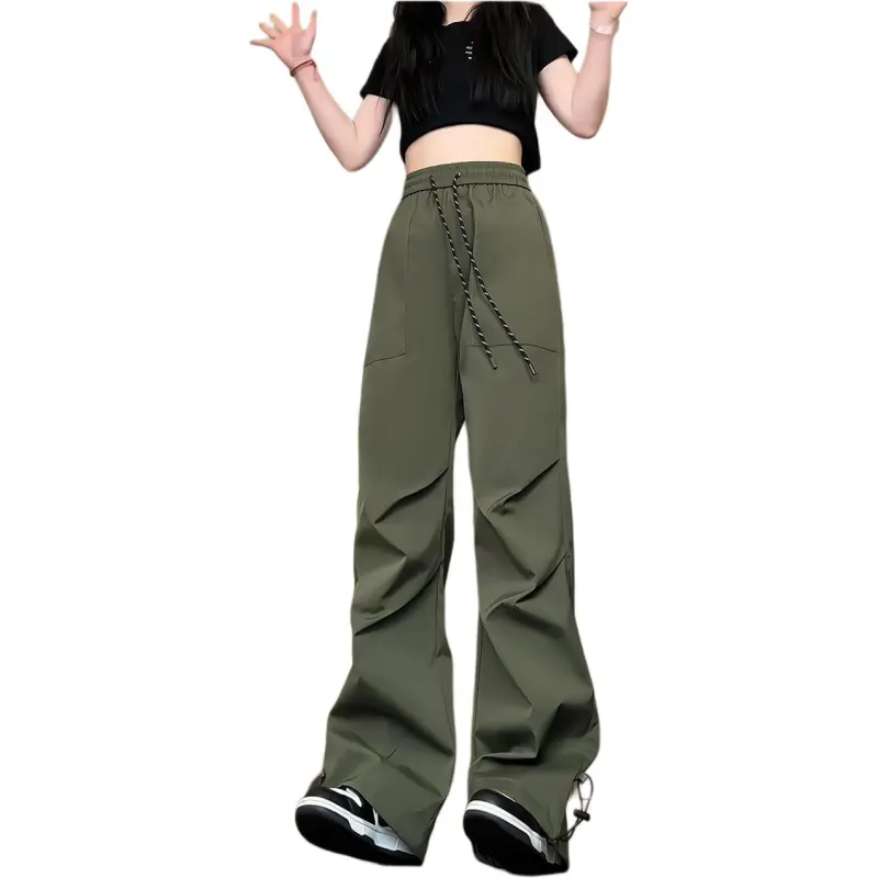 BEAR UNION Casual Pants Unisex Black-7