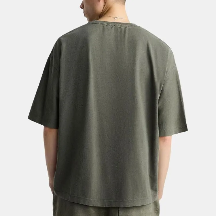 ZARA T Shirt Men's Washed Green-5