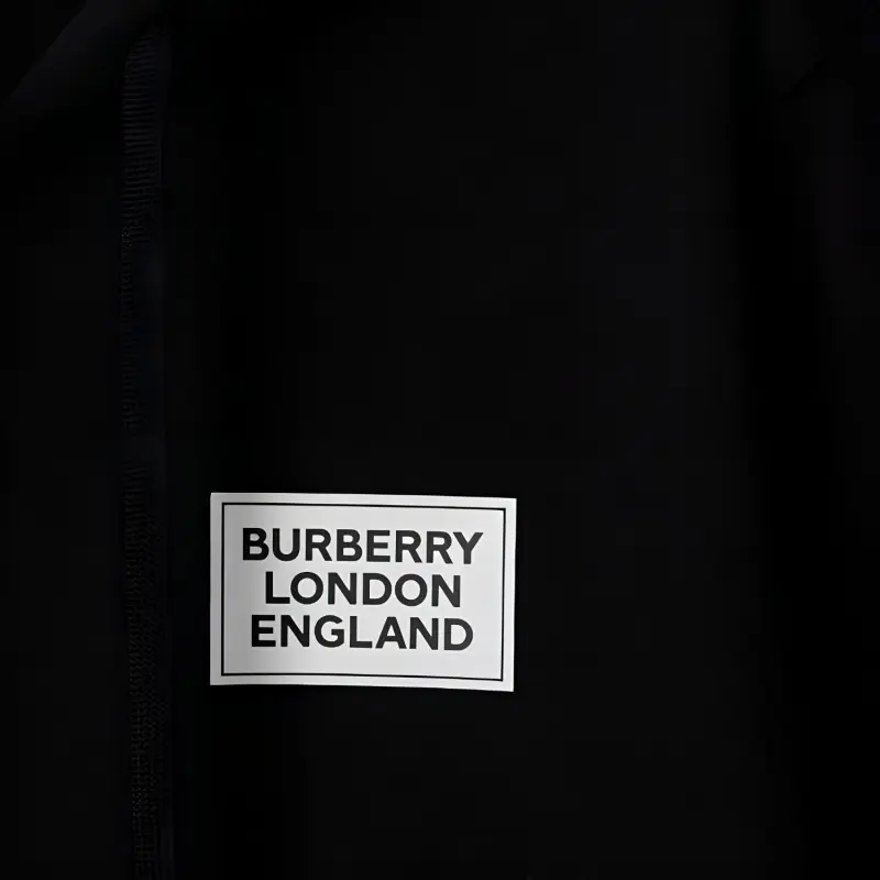 Burberry Hove Logo Print Zip Hoodie-5