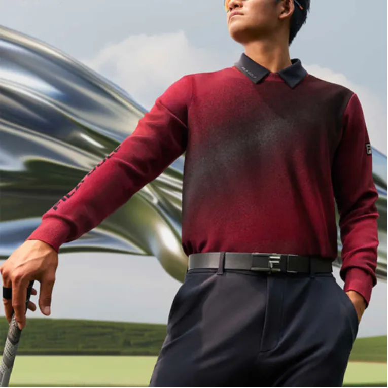 FILA Knitwear Men's Tuscany Burgundy-5