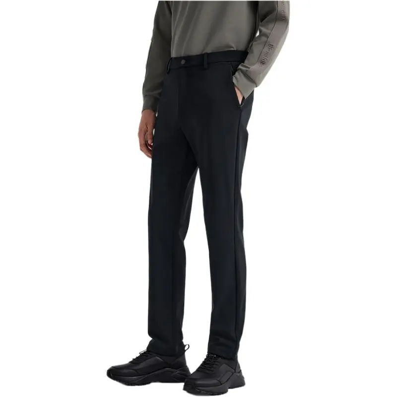 Biyin Leufen Casual Pants Men's Black-3