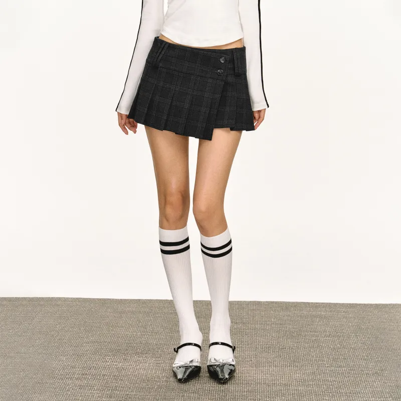 Ariseism Casual Short Skirts Women's Dark Gray-5