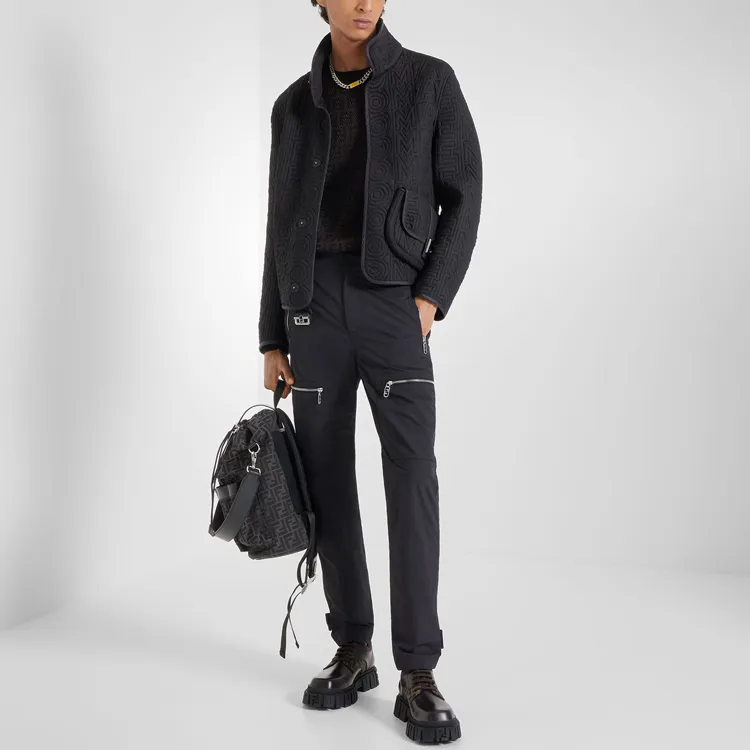 FENDI Jackets Men Black-2