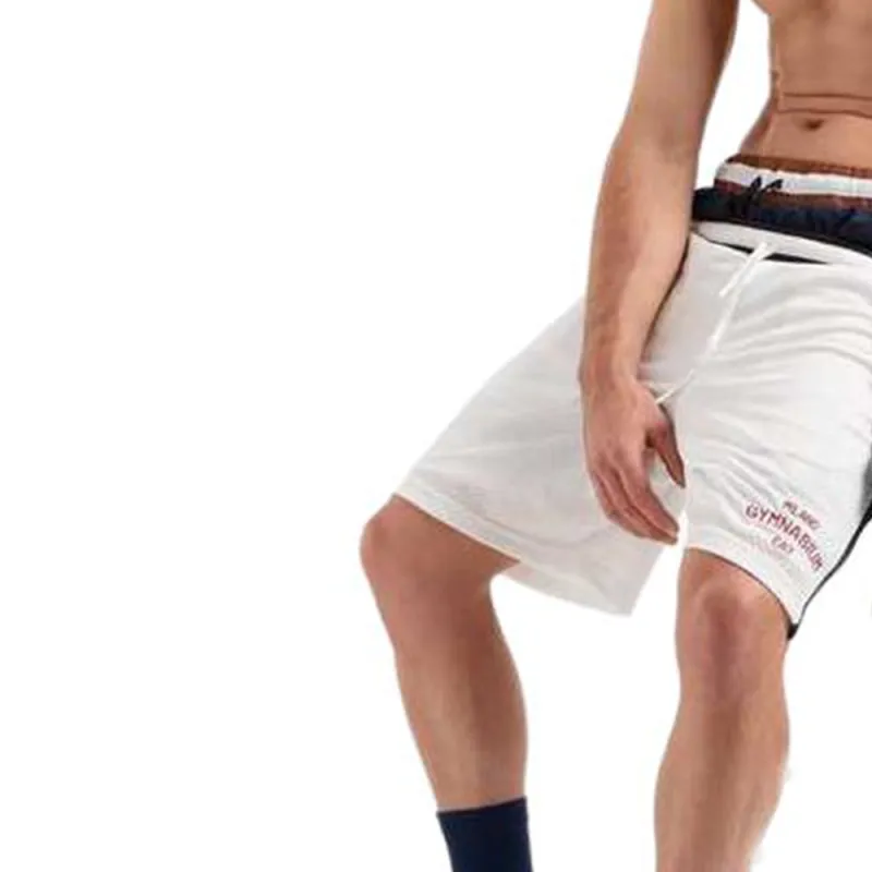 EMPORIO ARMANI EA7 SS25 Casual Shorts Men's Starlight White-3