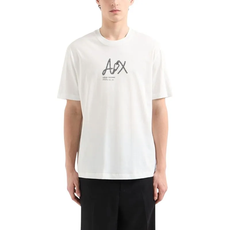 ARMANI EXCHANGEAE SS25 T Shirt Men's White-1