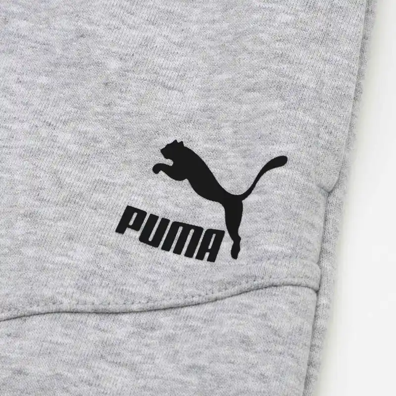 PUMA Knitted Sweatpants Women's Light Mixed Gray-3