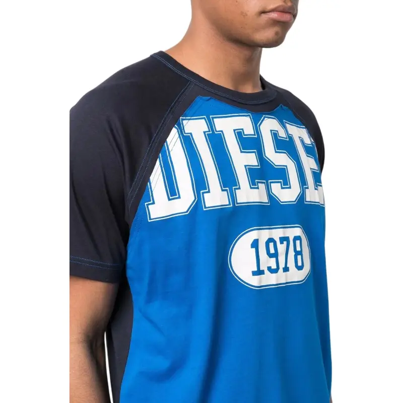 DIESEL T Shirts Men Blue-4