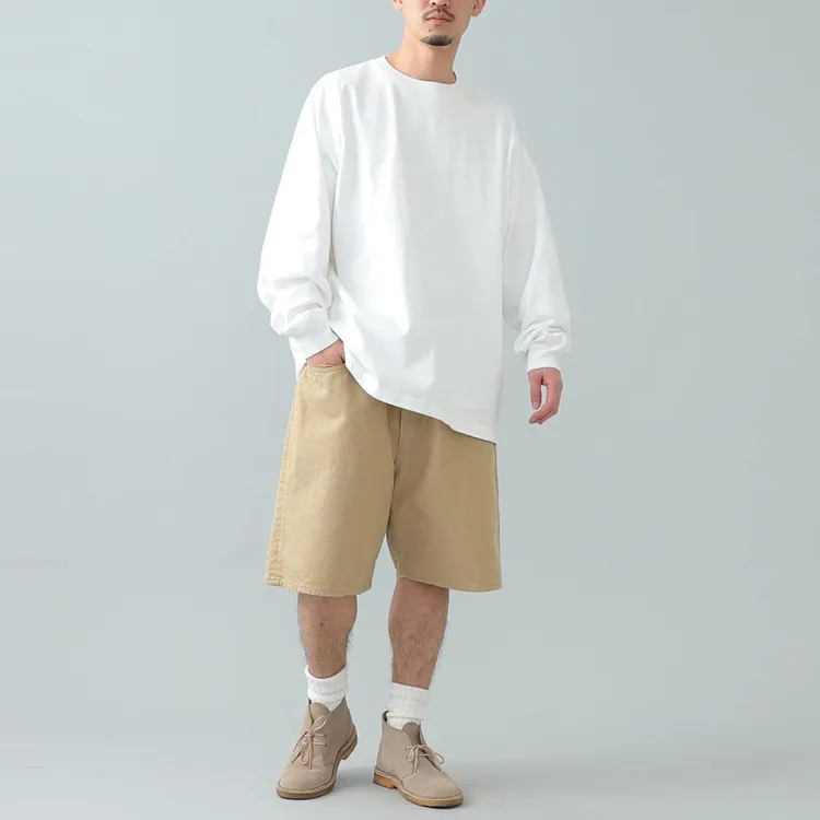 Beams Denim Shorts Men-7