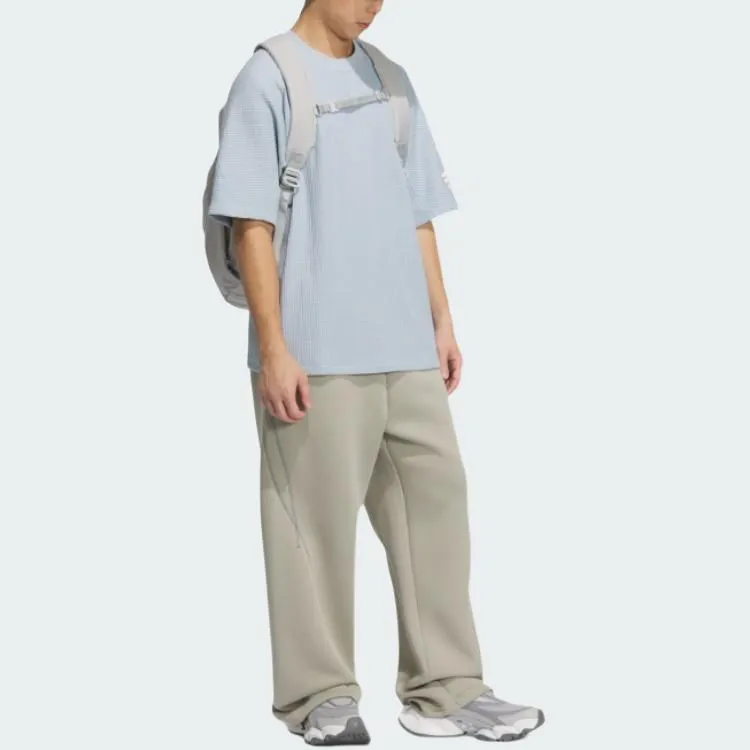 Adidas Knitted Sweatpants Men's Leather Gray-2