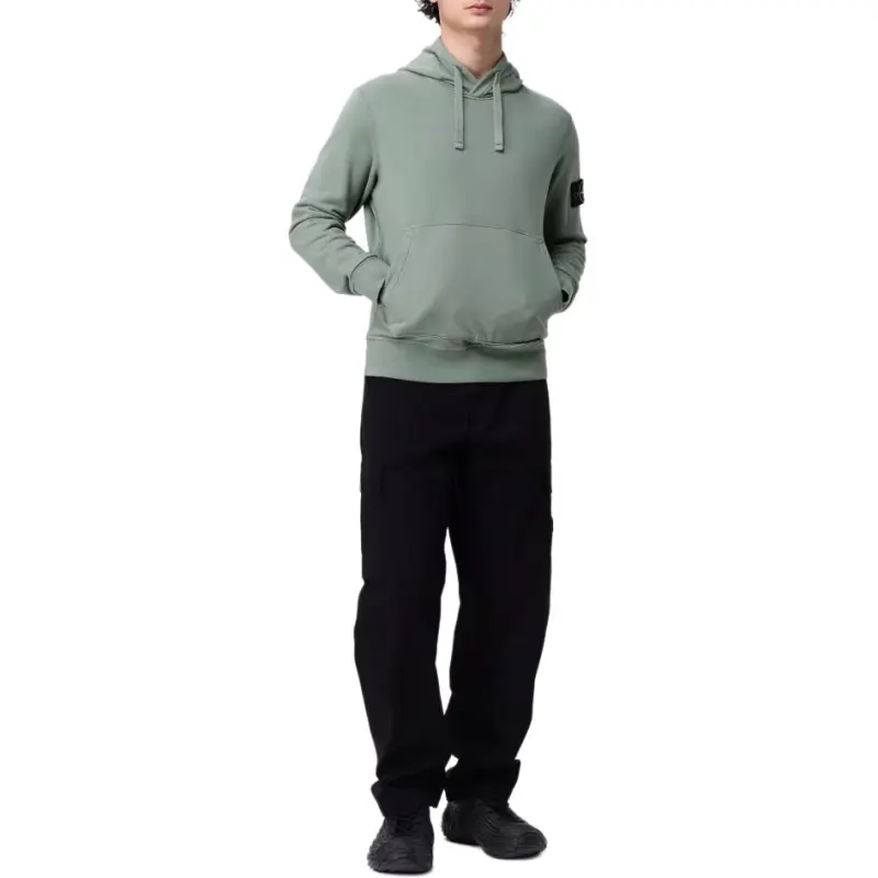 STONE ISLAND Compass Patch Drawstring Hoodie-2
