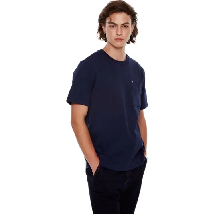 GUESS T Shirts Men Navy Blue-4