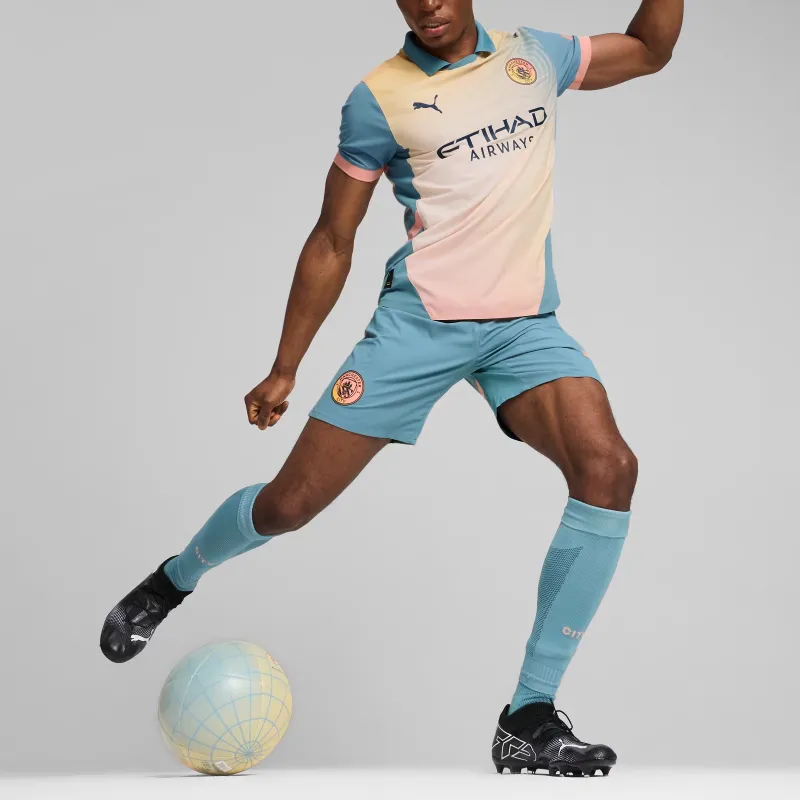 PUMA Camiseta De Fútbol De Visitante Auténtica Manchester City 24/25 Para Hombre-4