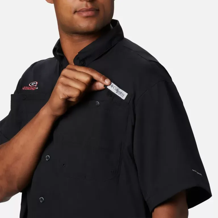 Columbia Men's Collegiate PFG Tamiami™ Shirt Men's Black-2