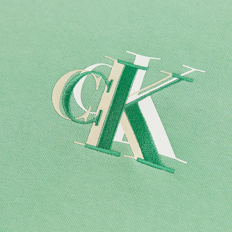 CALVIN KLEIN T Shirt Men's Literary Turquoise Green-3