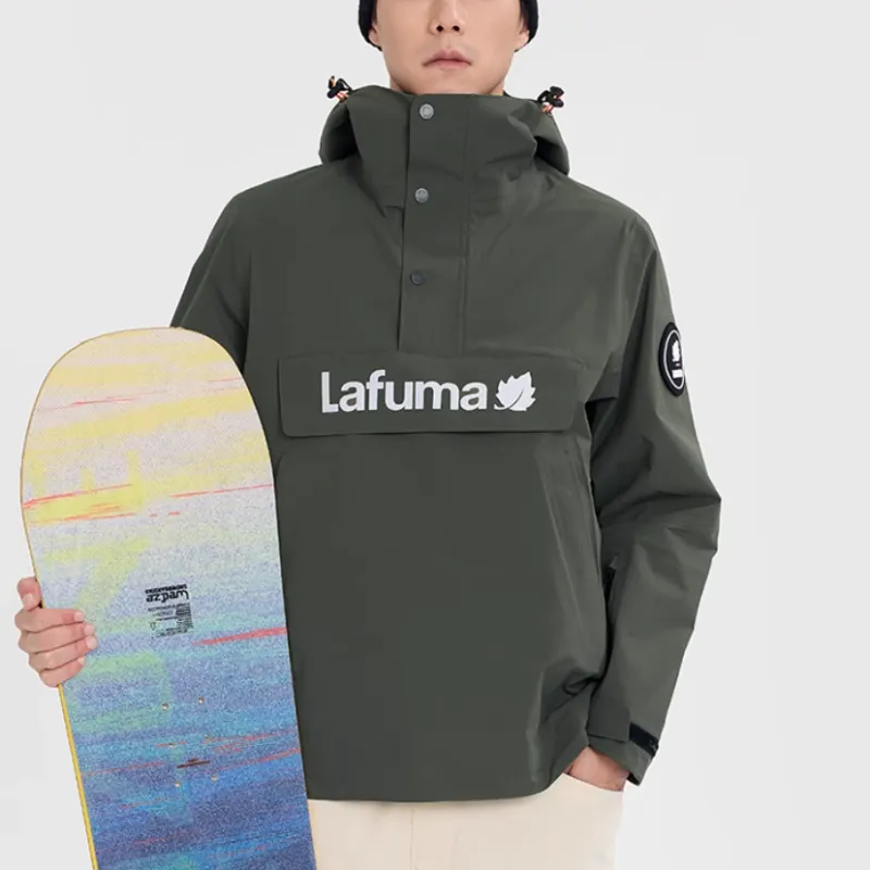 Lafuma x TRICKCOO Waterproof Windbreaker Jacket Unisex Army Green-2