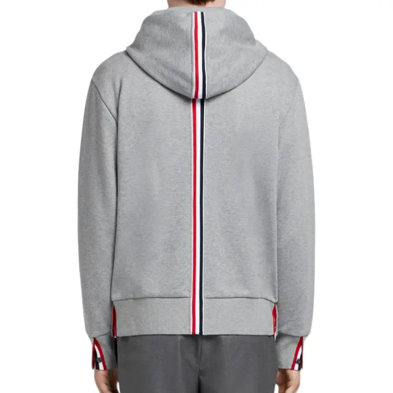 THOM BROWNE Rwb Stripe Zipped Jacket-3