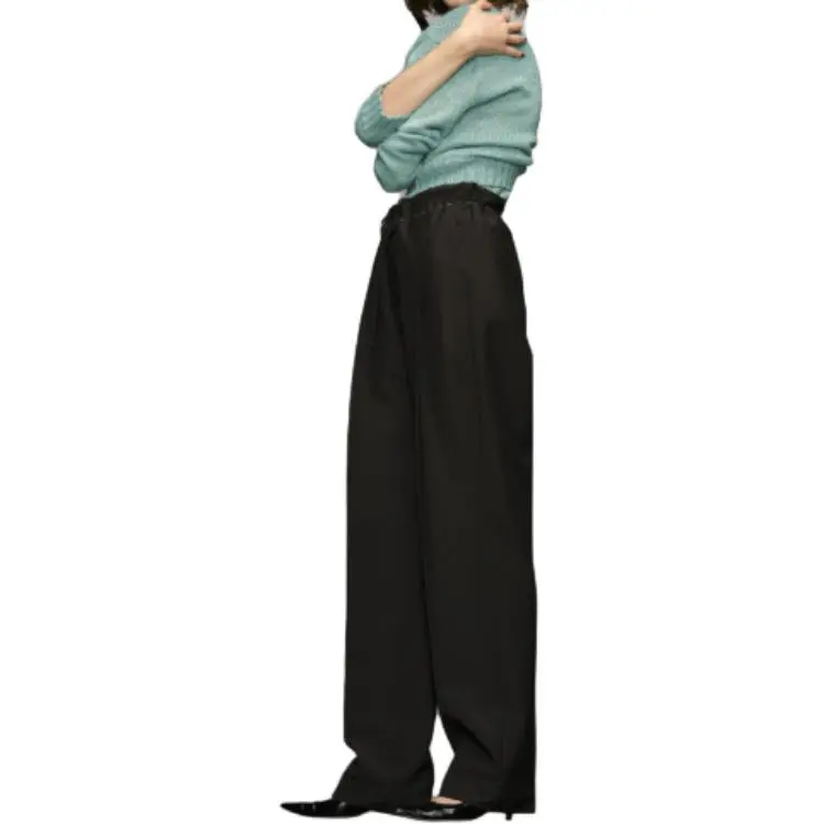 Maison Margiela Creased Stitch Detailed Trousers-4