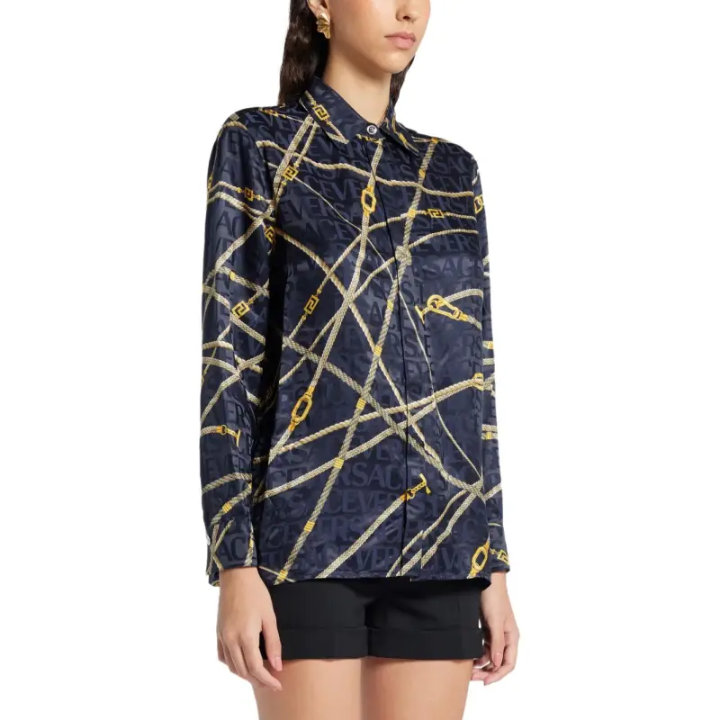 VERSACE Greca Nautical Long sleeve Shirt-5