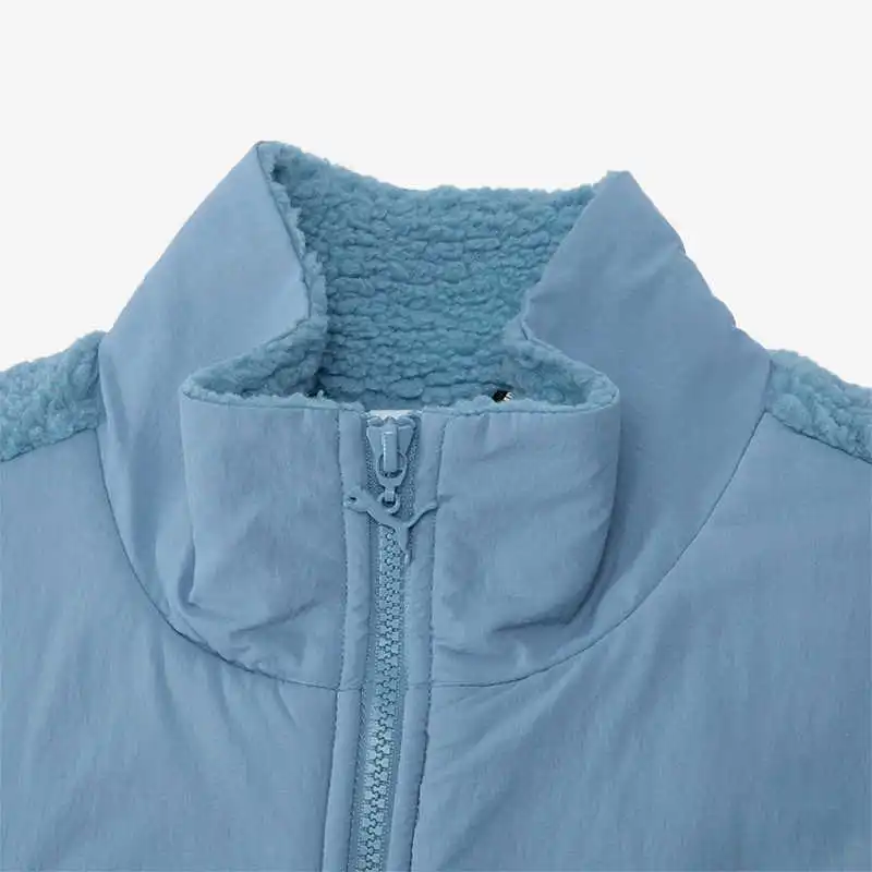 PUMA CNY Year Of The Dragon Series Velvet feel Coat Unisex Light Blue-2