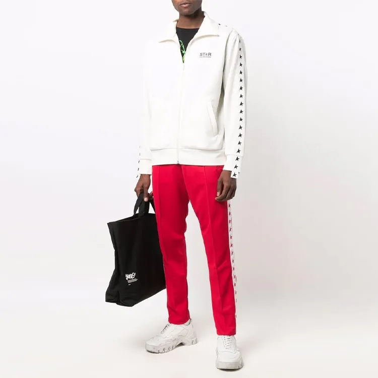 Golden Goose Deluxe Brand Star Tape Zipped Jacket-1