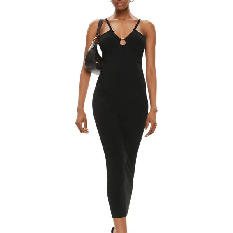 MICHAEL KORS Slip Dresses Women's Black-2