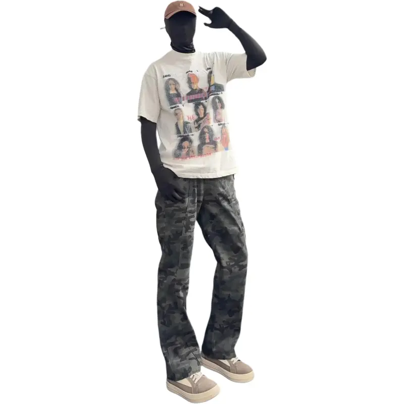 KVIV Jeans Men Camouflage -1