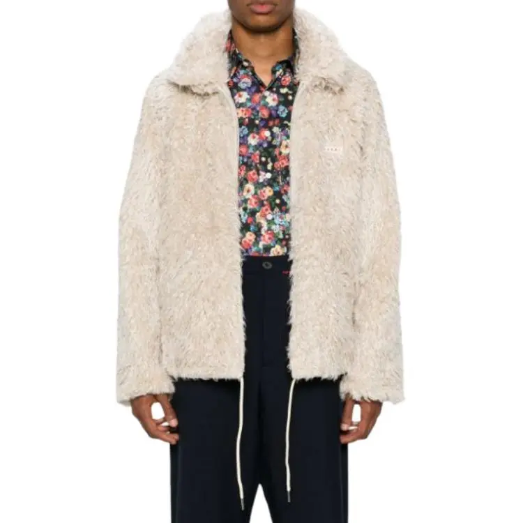 MARNI Logo Patch Zipped Coat-3