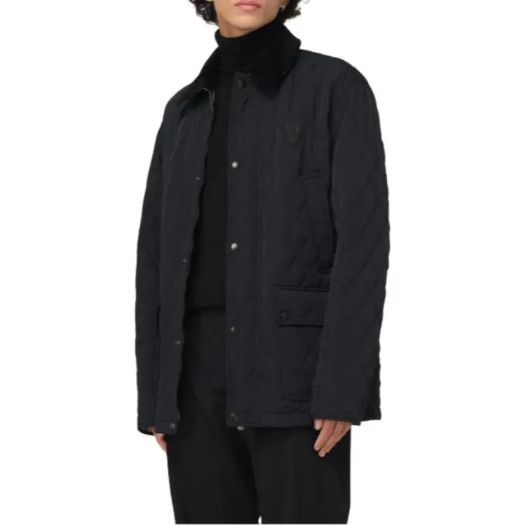 Burberry Logo Embroidered Long Sleeved Jacket-3