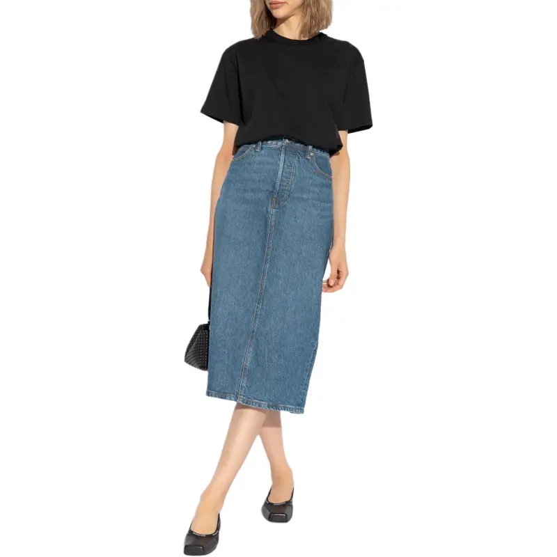 Alexander Wang Puff Logo Jersey T Shirt-2