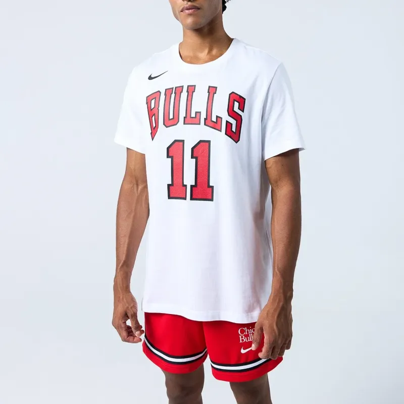 Nike Chicago Bulls T Shirt Chicago Bulls Men's White-3